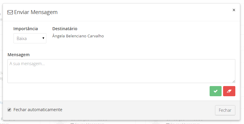 Visualização da Lista de Professores II